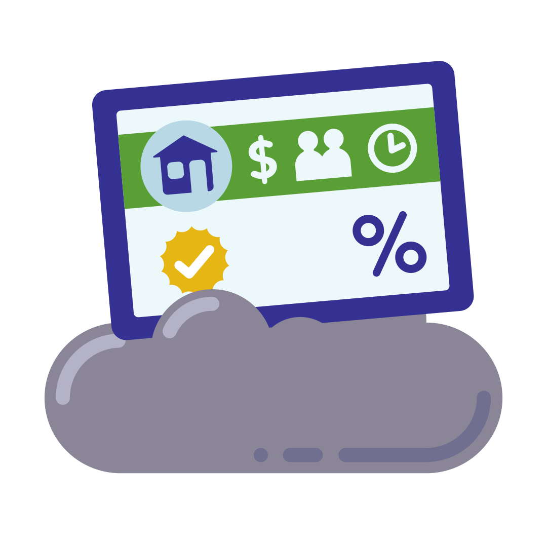 Illustration of ProductCloud's platform in the cloud