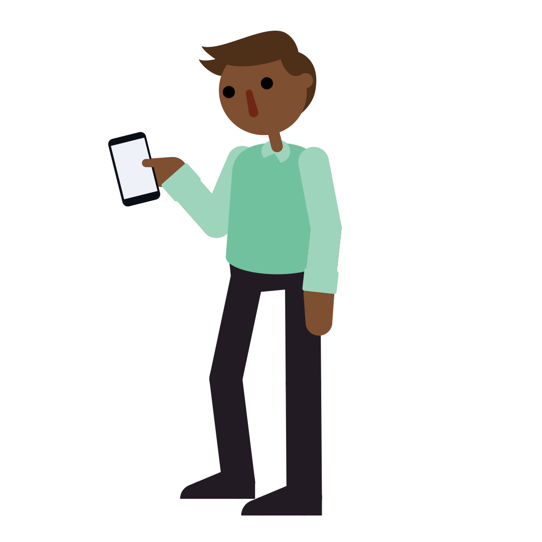 Illustration of multi-factor authentication on a phone